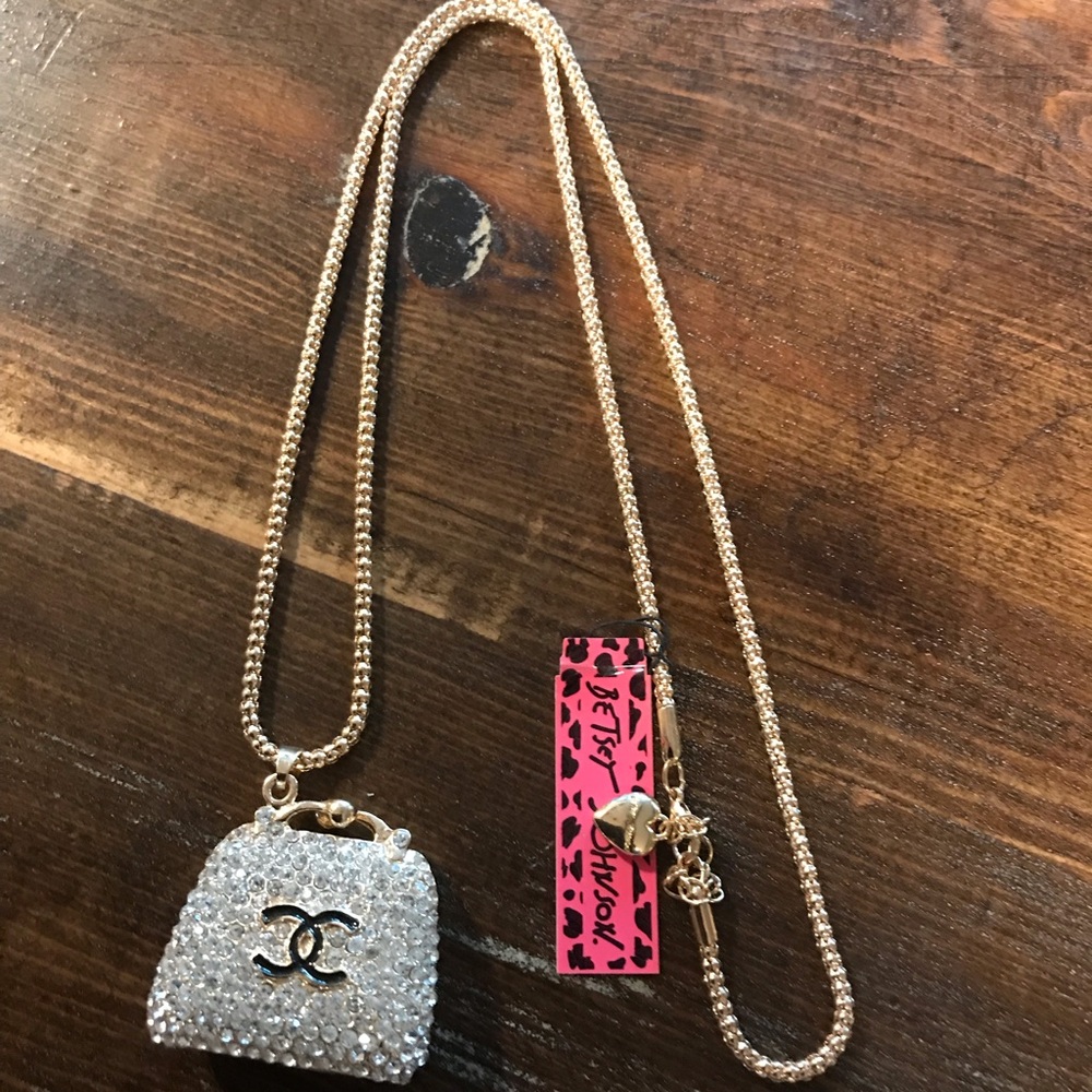 Betsy Johnson Chanel necklace